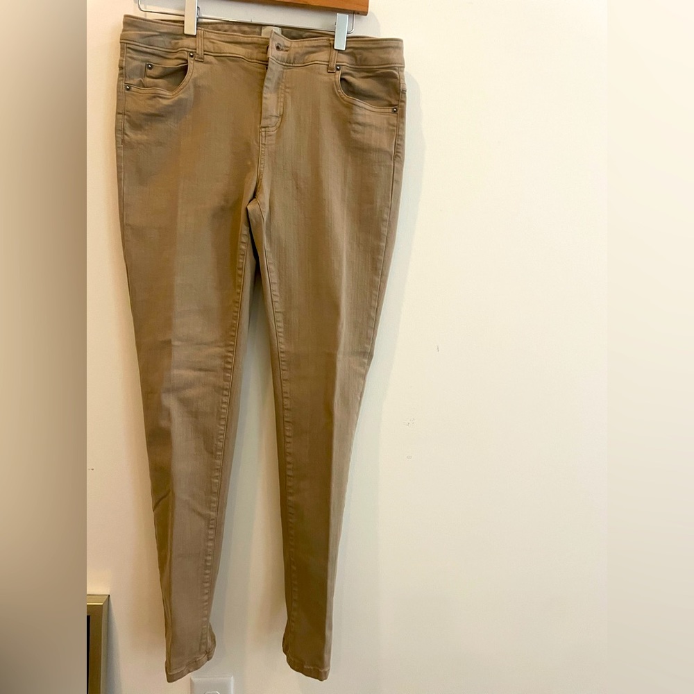 Camel Ecru skinny Jean